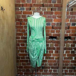 Products: JEAN PAUL GAULTIER tattoo print dress