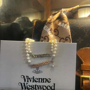 Vivienne Westwood: VIVIENNE WESTWOOD double pearl choker necklace