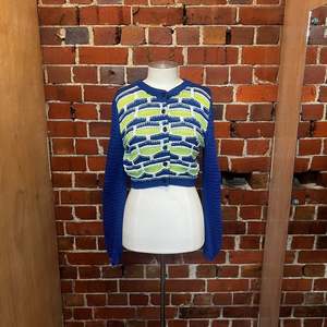 MOSCHINO 1990's crochet cardigan