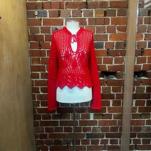 MOSCHINO 1990'S crochet top