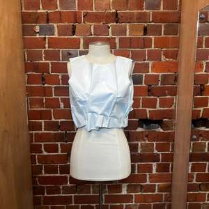 COMME DES GARCON vinyl vest top