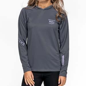 Womens Hunting Casual Outlet Sale: Stripey Fish Face Hoodie Womens