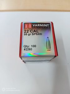 Products: Hornady 22 Cal 55gr SP SX QTY 100 2260 - Hunt Nz
