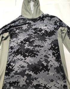 Stalker Camo/Grey Hoodie - Kiwi Fly Fishing