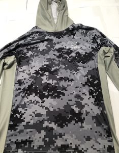 Clothing: Stalker Camo/Grey Hoodie - Kiwi Fly Fishing
