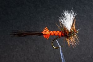 Orange Detached Body Mayfly - Kiwi Fly Fishing