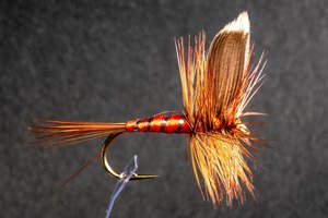 Dry Flies: Orange Spinner - Kiwi Fly Fishing