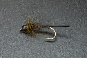 TH Olive Stick Caddis - Kiwi Fly Fishing
