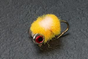 Yellow Dumbell Glowbug - Kiwi Fly Fishing