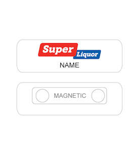 Super Liquor Accessories: Magnetic Name Badge