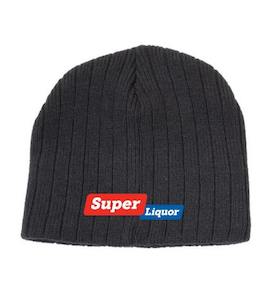 Super Liquor Accessories: CABLE KNIT BEANIE