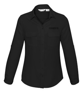 Cohesive Construction Ladies Uniform: COHESIV LADIES MADISON LONG SLEEVE BLOUSE