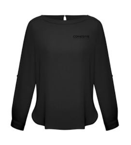 COHESIVE LADIES MADISON BOATNECK BLOUSE