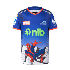 Blues: Blues Youth Spider-Man Warm Up Tee