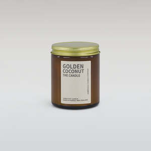 Golden Coconut Candle