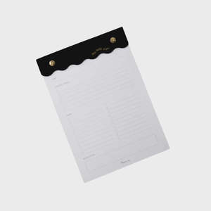 Curved Daily Notes Black