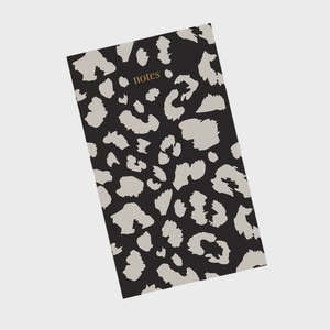 Black Leopard Notebook