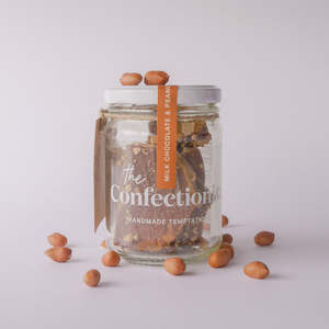 Milk Chocolate & Peanut Toffee 85g Jar