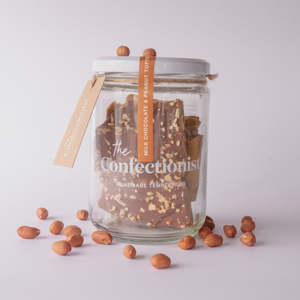 Gifts: Milk Chocolate & Peanut Toffee 200g Jar