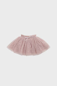 Jamie Kay: Lottie Skirt - Petite Heart Rose Smoke