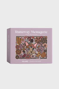 Karen Walker Eyewear: Runaway Menagerie - 1000 Piece Puzzle - Limited Edition