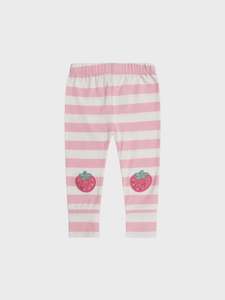 Strawberry Stripe Leggings