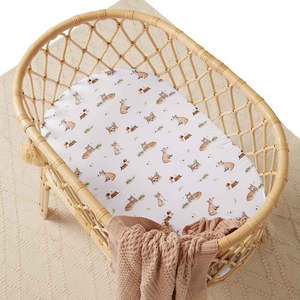 Bedding: Fox Bassinet Sheet