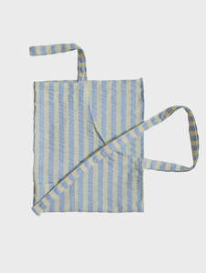Kitchen: Butter Blue Seersucker Apron