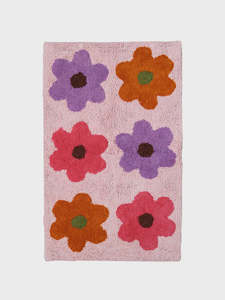 Bath: Candy Flowerbed Bath Mat