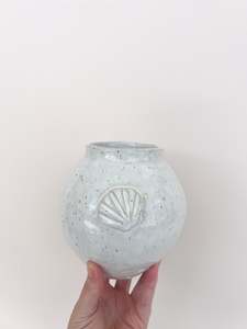 Ceramics: Shell Moon Vase