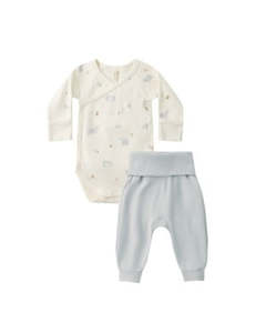 Side Snap Bodysuit + Pant Set - Polar Bears