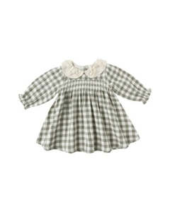 Callie Dress - Forest Check