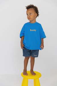 Busy Tee - Sunny Blue