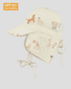 Flap Cap Bambini - Puppy Love