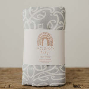 Māori Pēpi Wrap | Blue