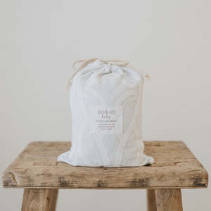 Fitted Cot Sheet | Te Pātiki Grey