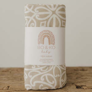 Bo Ko: Māori Pēpi Wrap Beige