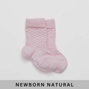 Lamington: Merino Wool Crew Socks Petal
