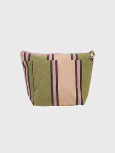 Mosey Me: Carnival Stripe Cosmetic Case