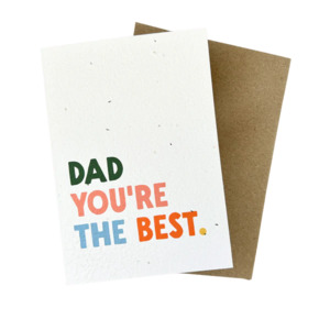 Dad you're the Best Blooming Card