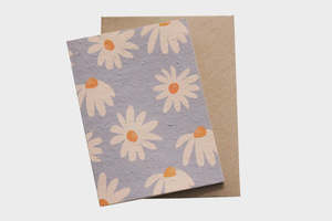 Periwinkle Posey Blooming Card
