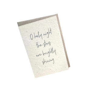 Hello Petal: O Holy Night Blooming Card