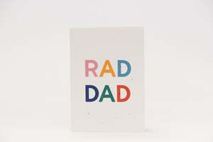 Rad Dad Blooming Card
