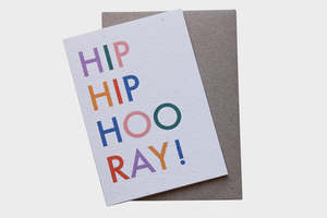 Hip Hip Hooray! Blooming Card