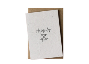 Happily ever after Blooming Card