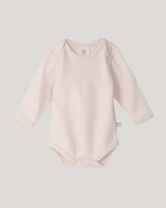 Babu: Long Sleeve Bodysuit - Petal