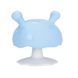 Mombella: Mushroom Teether - Light Blue
