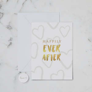 Papier Hq: Happily Ever After Greeting Card