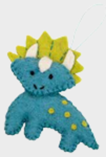 Pashom: Pashom Christmas Decoration - Triceratops Blue