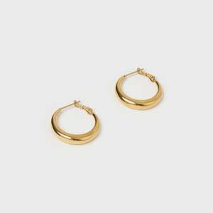 Arms Of Eve: Riley Gold Hoop Earrings - Small
